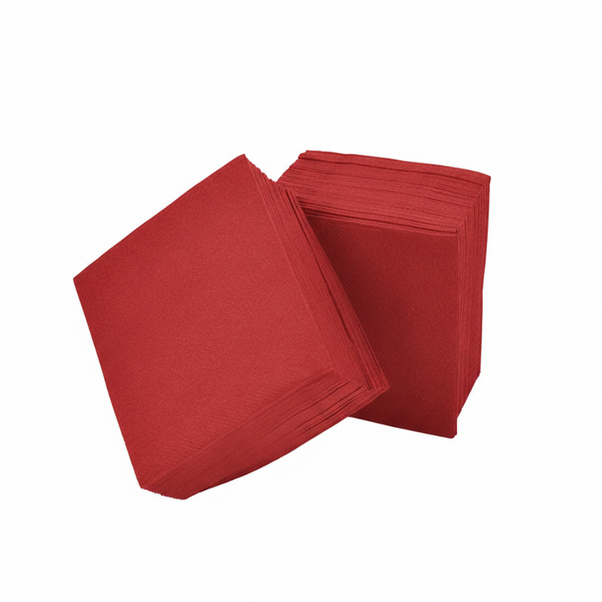 Airlaid Kumaş Dokulu Kokteyl Peçetesi, 1/4 Katlama 24x24 (Toptan)