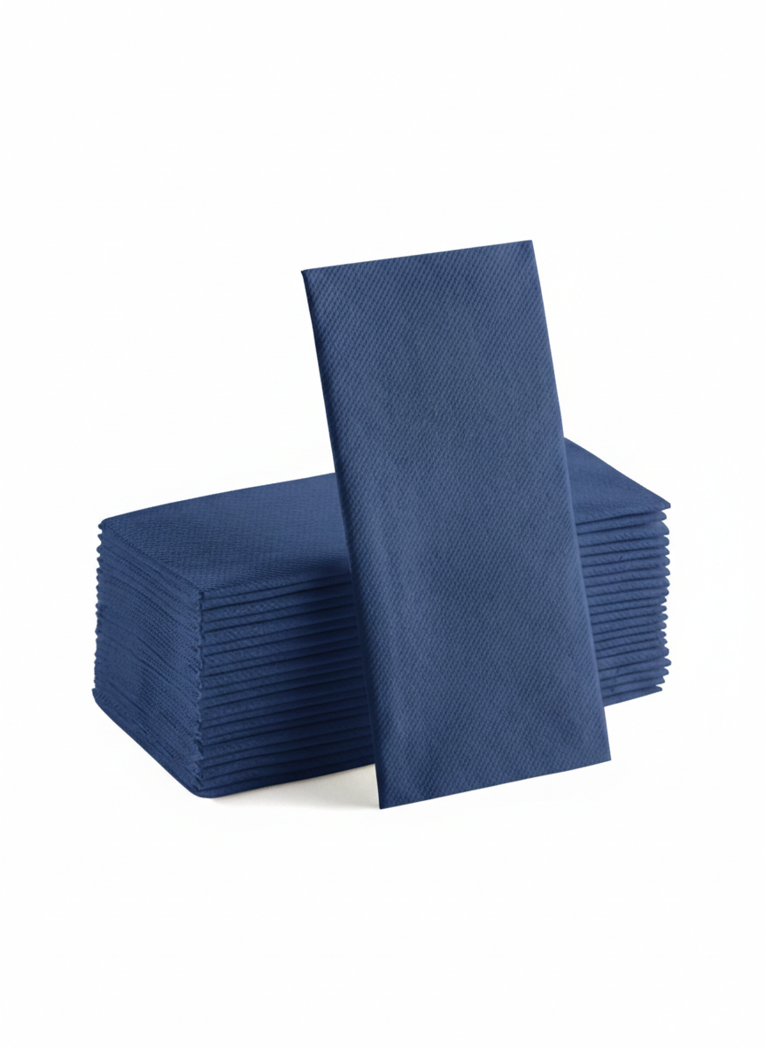 Kumaş Dokulu Airlaid Servis Peçetesi 40x40 1/8Katlama (Toptan)