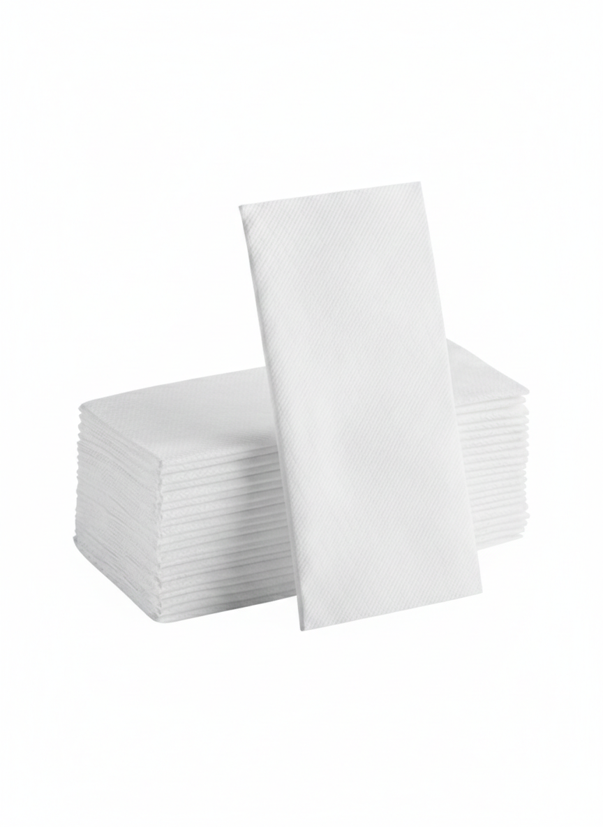 Kumaş Dokulu Airlaid Servis Peçetesi 40x40 1/8Katlama (Toptan)