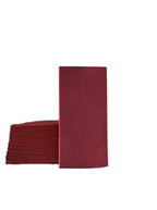 Bordo Kumaş Dokulu Airlaid Servis Peçetesi 40x40