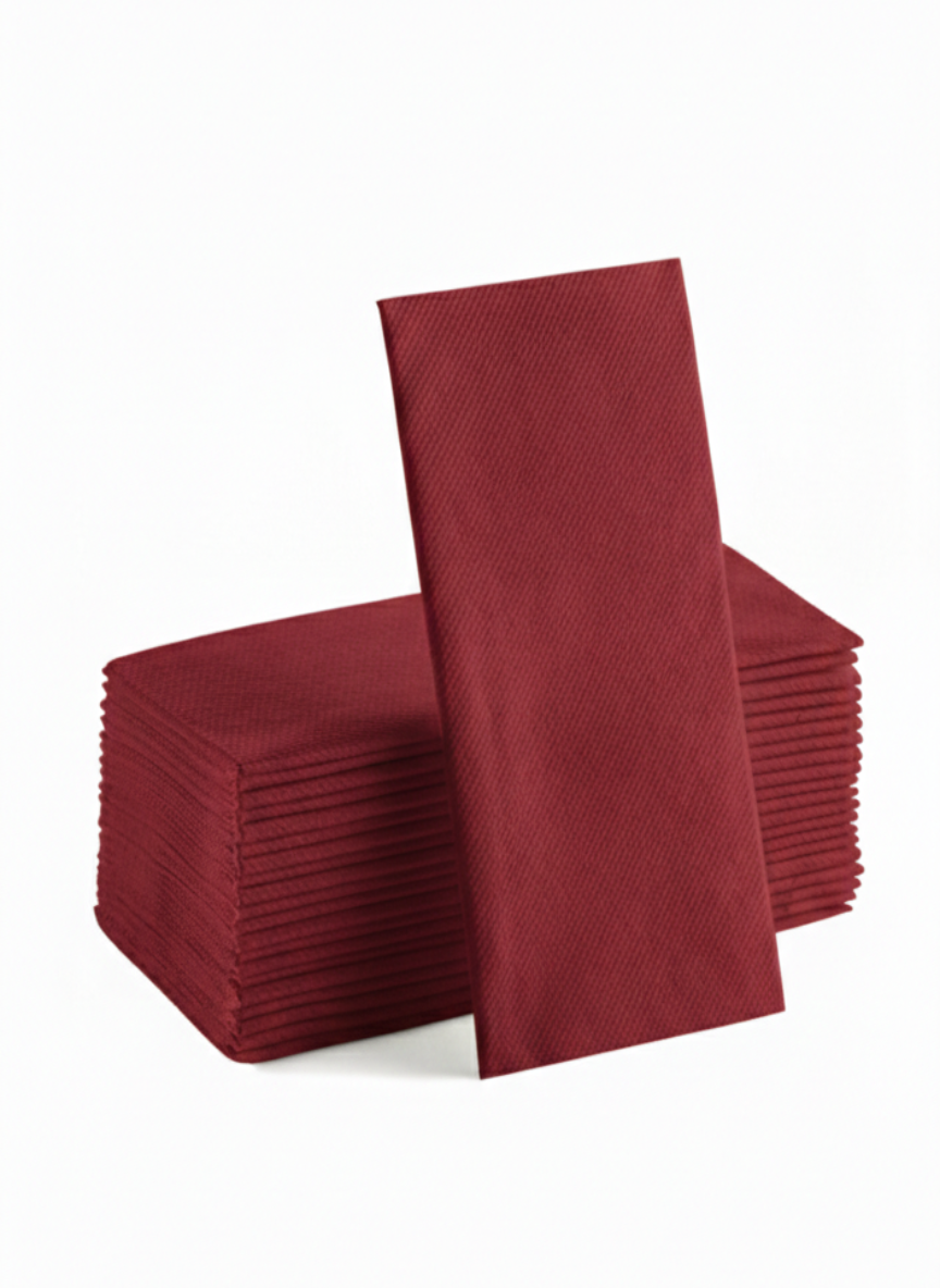 Kumaş Dokulu Airlaid Servis Peçetesi 40x40 1/8Katlama (Toptan)