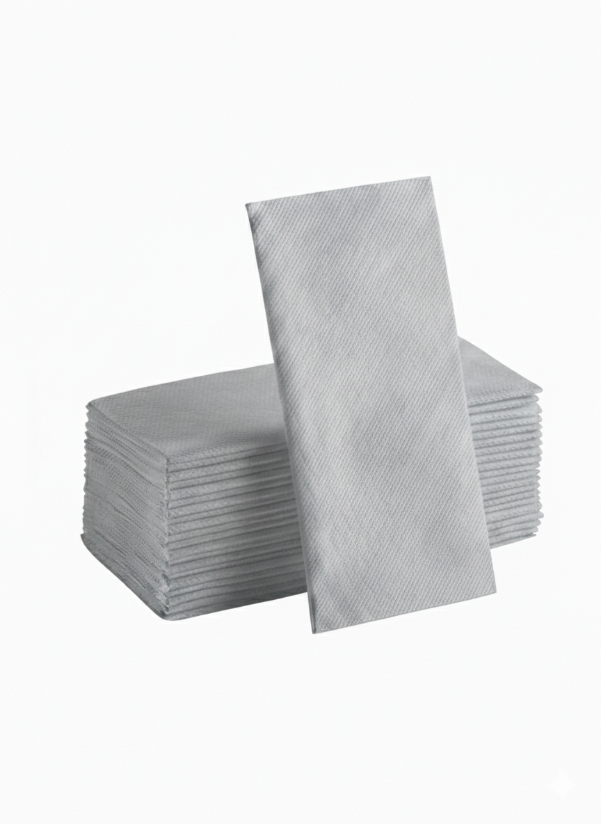 Kumaş Dokulu Airlaid Servis Peçetesi 40x40 1/8Katlama (Toptan)