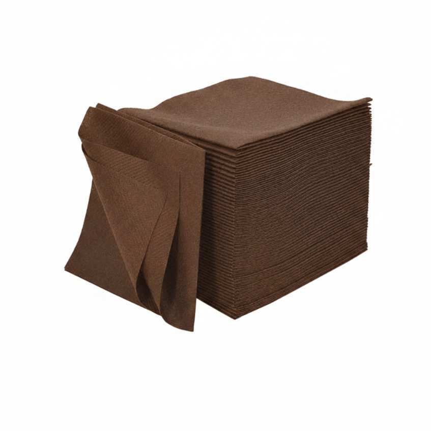 Airlaid Kumaş Dokulu Bar Peçetesi, 1/4 Katlama 20x20 (Toptan)
