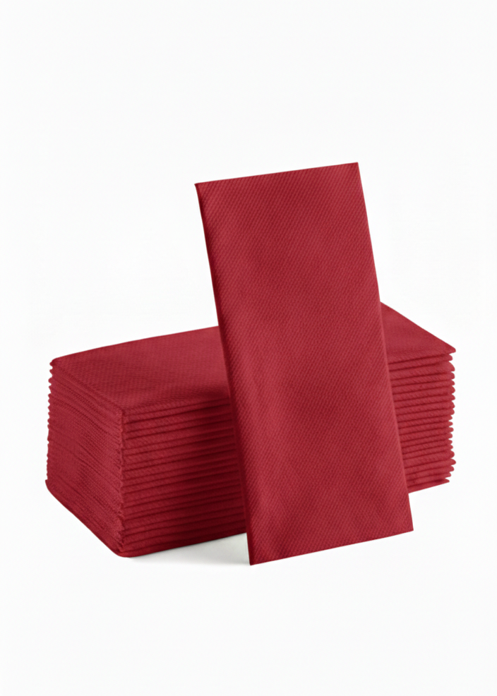 Kumaş Dokulu Airlaid Servis Peçetesi 40x40 1/8Katlama (Toptan)