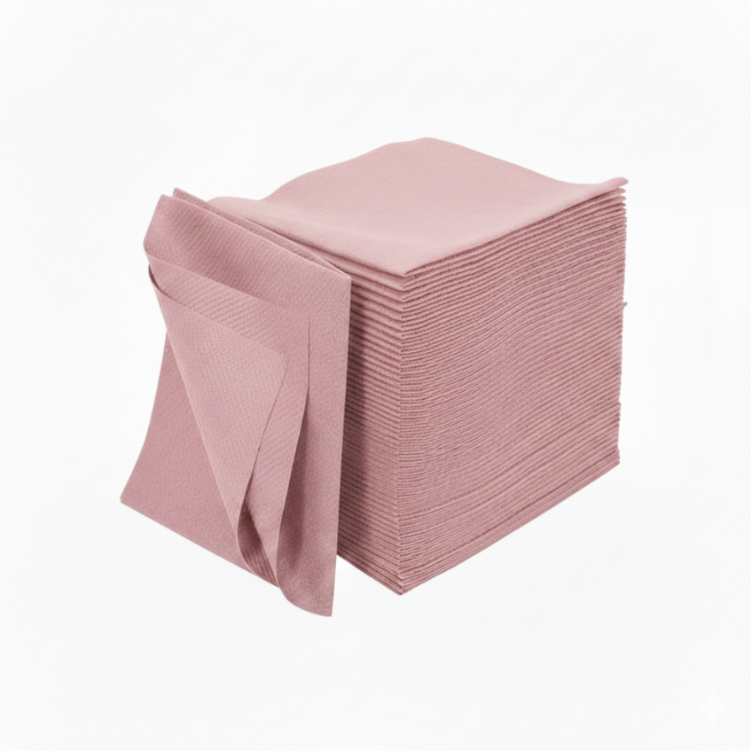 Airlaid Kumaş Dokulu Bar Peçetesi, 1/4 Katlama 20x20 (Toptan)