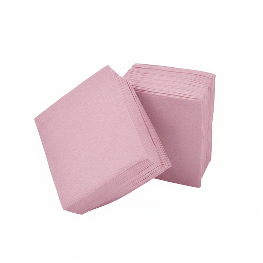 Airlaid Kumaş Dokulu Kokteyl Peçetesi, 1/4 Katlama 24x24 (Toptan)